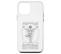 Yoga Vitruvio Hombre Leonardo Da Vinci Vrikshasana Namaste Zen Carcasa para iPhone 12 mini