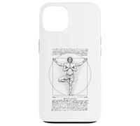 Yoga Vitruvio Hombre Leonardo Da Vinci Vrikshasana Namaste Zen Carcasa para iPhone 13