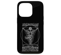 Yoga Vitruvio Hombre Leonardo Da Vinci Vrikshasana Namaste Zen Carcasa para iPhone 13 Pro