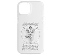 Yoga Vitruvio Hombre Leonardo Da Vinci Vrikshasana Namaste Zen Carcasa para iPhone 14