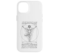 Yoga Vitruvio Hombre Leonardo Da Vinci Vrikshasana Namaste Zen Carcasa para iPhone 14 Plus
