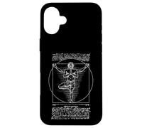 Yoga Vitruvio Hombre Leonardo Da Vinci Vrikshasana Namaste Zen Carcasa para iPhone 16 Plus