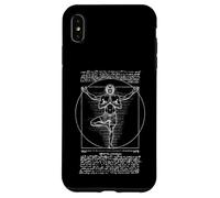 Yoga Vitruvio Hombre Leonardo Da Vinci Vrikshasana Namaste Zen Carcasa para iPhone XS Max