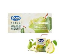 8 paquetes de zumo de fruta para yoga, optimum pera italiana, 3 x 200 ml Brik