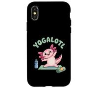Yogalotl, Funny Axolotl Yoga Carcasa para iPhone X/XS