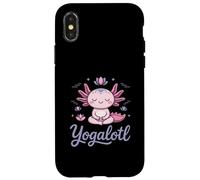Yogalotl, Funny Axolotl Yoga Carcasa para iPhone X/XS