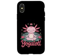 Yogalotl, Funny Axolotl Yoga Carcasa para iPhone X/XS