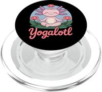 Yogalotl, Funny Axolotl Yoga PopSockets PopGrip para MagSafe