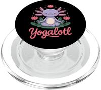 Yogalotl, Funny Axolotl Yoga PopSockets PopGrip para MagSafe