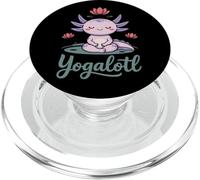 Yogalotl, Funny Axolotl Yoga PopSockets PopGrip para MagSafe