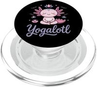 Yogalotl, Funny Axolotl Yoga PopSockets PopGrip para MagSafe
