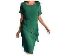 YOGALULU Vestidos De CóCtel Elegantes Vestidos Madre Novia Vestidos para Matrimonio Casual Vestidos Invitada Boda De DíA Vestidos Cocteleros 2023 Vestidos Casuales para Navidad Vestido Tirantes Mujer