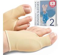 YOGAMEDIC Calcetines Hallux Valgus - Almohadilla para el Dedo Gordo y Alivio de los Dedos - Corrección y Protección del Dedo en Martillo, 1 Par para Zapatos y Sandalias - Mujeres y Hombres, Talla L-XL