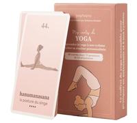 Yogasana - Juego de cartas francés de 80 cartas - Hatha Vinyasa - Todos los niveles - Guía de secuencias para perfeccionar en autonomía - 75 Posturas