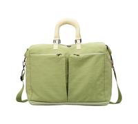 Yogasports - Bolsa de gimnasio plegable para viajes, fines de semana, para mujer, impermeables, para yoga, deportes, gimnasio, Green