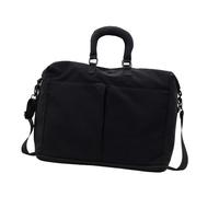 Yogasports - Bolsa de gimnasio plegable para viajes, fines de semana, para mujer, impermeables, para yoga, deportes, gimnasio, Black