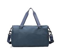 Yogasports - Bolsa de viaje plegable para el gimnasio, para fines de semana, para mujer, impermeable, para llevar al hombro, para yoga, Blue, Mass Beauty