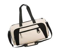 Yogasports - Bolsa de viaje plegable para el gimnasio, para fines de semana, para mujer, impermeable, para llevar al hombro, para yoga, White, Mass Beauty