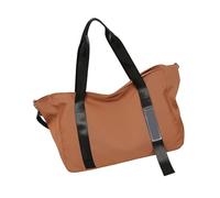 Yogasports - Bolsa de viaje plegable para el gimnasio, para fines de semana, para mujer, impermeable, para yoga, fin de semana, Brown, Mass Beauty