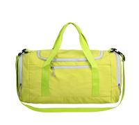 Yogasports - Bolsa de viaje plegable para el gimnasio, para fines de semana, para mujer, impermeable, para llevar al hombro, para yoga, Green, Mass Beauty