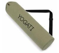 YOGATI® Bolsa Esterilla Yoga | Funda Sintética Algodon para Mat, 19x80 cm | Resistente y Ligera Bolsa Alfombrilla Yoga, Yoga y Pilates en Cualquier Lugar. Verde