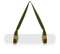 YOGATI® Correa Esterilla Yoga Ajustable Antideslizante | Cinta Yoga Estiramiento, Cintas Pilates y Cinta para Llevar Esterilla para Estiramientos, Transporte, Gym, Estudio y Casa - Verde oliva