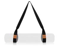 YOGATI® Correa Esterilla Yoga Ajustable Antideslizante | Cinta Yoga Estiramiento, Cintas Pilates y Cinta para Llevar Esterilla para Estiramientos, Transporte, Gym, Estudio y Casa - Negro