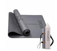 YOGATI® Esterilla Yoga Antideslizante de Caucho Natural | Esterilla Fitness para mujeres y hombres | Yoga Mat ideal para Pilates, ejercicios y deportes de suelo | Colchoneta Yoga con bolsa y correa