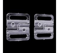 YOGAY 10 Uds. De Ganchos de Clip para Bikini de 14mm, Cierres de plástico a presión, Sujetadores, Correas, Suministros de lencería para Coser Ropa, Accesorios para bañadores