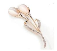 YOGAYE Broche de Flor, alfiler, Diamantes de imitación, bisutería de Cristal, Accesorios de Ropa, Ramo, Broche de joyería para Mujer, Regalo