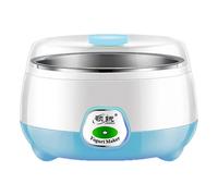 Yoghurt Maker Probiotic Yogurt Machine Natto Fermentation Automatic Home Use Light Blue 16.5X11 Cm Stainless Steel Liner