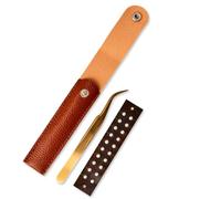 Yogi Bare - Juego de 20 semillas para orejas Soma Stud | Acupresión, herramienta de aplicación, bolsa de cuero vegano y guía | Apoyo para el estrés, el sueño, la ansiedad y las hormonas | Kit de