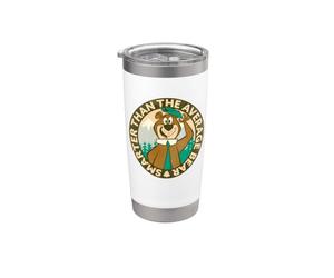 Yogi Bear Vintage Smarter Than Average Vaso térmico de acero inoxidable de doble pared