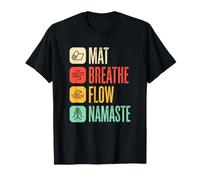 Yogi Breathe Flow Namaste - Esterilla de Yoga Camiseta
