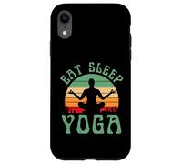 Yogi Comer Dormir Yoga Divertido Meditación Zen Namaste Mujeres Carcasa para iPhone XR