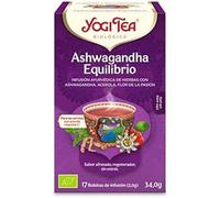 Yogi Tea, Ashwagandha Equilibrio Bio - Infusión ayurvédica de hierbas y frutas - 17 bolsitas (34g)