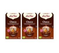 Yogi Tea - Choco - Infusión Ayurvédica - Mezcla de Cacao, Regaliz y Canela - Pack de 3x17 bolsitas (51 bolsitas en total)