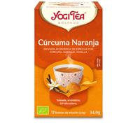YogiTea Cúrcuma Naranja con Vainilla – Infusión ayurvédica – 17 bolsitas (30,6 g)