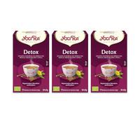 Yogi Tea - Detox Bio - Con Regaliz, Diente de León y Canela - Pack de 3x17 bolsitas (51 bolsitas en total)