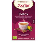 Yogi Tea - Detox, Infusión Ayurvédica de Hierbas con Regaliz, Diente de León y Canela - 17 Bolsitas, 30,6g