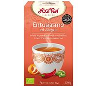 Yogi Tea Entusiasmo ed Allegria, Té, pack de 17 bolsitas