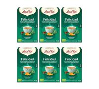 Yogi Tea Felicidad - Paquete de 6 x 17 Sobres - Total: 102 Sobres