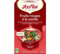 Yogi Tea Frutos Rojos con Vainilla Infusión Bio 17 Sobres