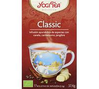 Yogi Tea Infusión de Hierbas Classic, pack de 3 x 17 bolsitas
