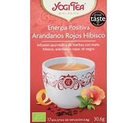 Yogi Tea Energía Positiva Arándanos Hibisco Infusión 17 X 1,8 Gr
