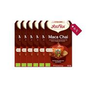 Yogi Tea, Maca, té de hierbas orgánicas, mezcla de canela, clavo de olor y maca, 17 bolsas de té