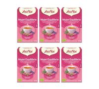 Yogi Tea Mujer Equilibrio - Paquete de 6 x 17 Sobres - Total: 102 Sobres