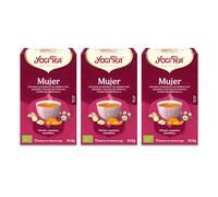 Yogi Tea - Mujer - Infusión Ayurvédica - Con Manzanilla, Jengibre y Cáscara de Naranja - Sin Cafeína - 3x17 bolsitas (51 bolsitas en total)