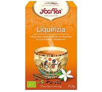 Yogi Tea - Regaliz, Infusión Ayurvédica de Especias con Regaliz, Cáscara de Naranja y Cardamomo - 17 Bolsitas, 30,6g