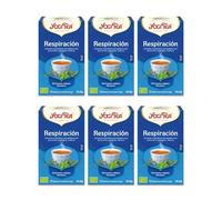 Yogi Tea, Respiración Bio - Con Eucalipto, Albahaca y Tomillo - Sin Cafeína - 6x17 bolsitas (102 bolsitas en total)